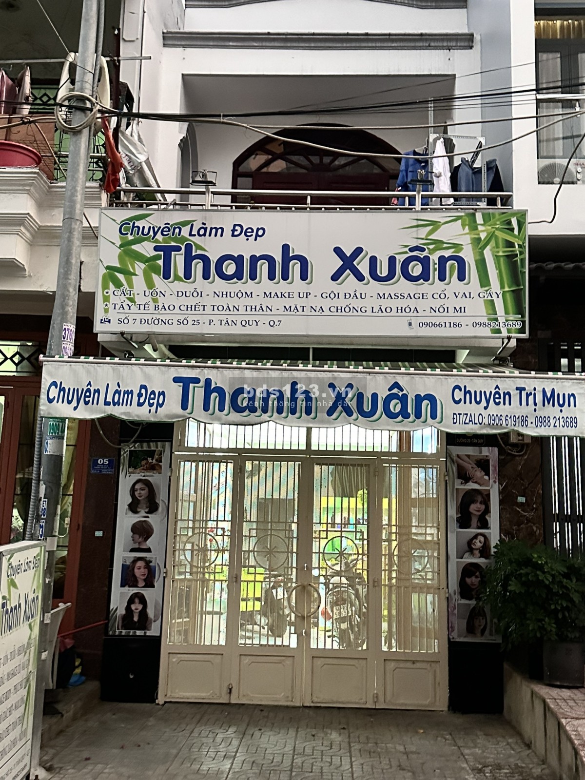 Nhà mặt tiền đường số rộng 14m - DT 3.5x17.7m, P. Tân Quy, Quận 7 - 62m2 : Giá 9.3 tỷ Có TL