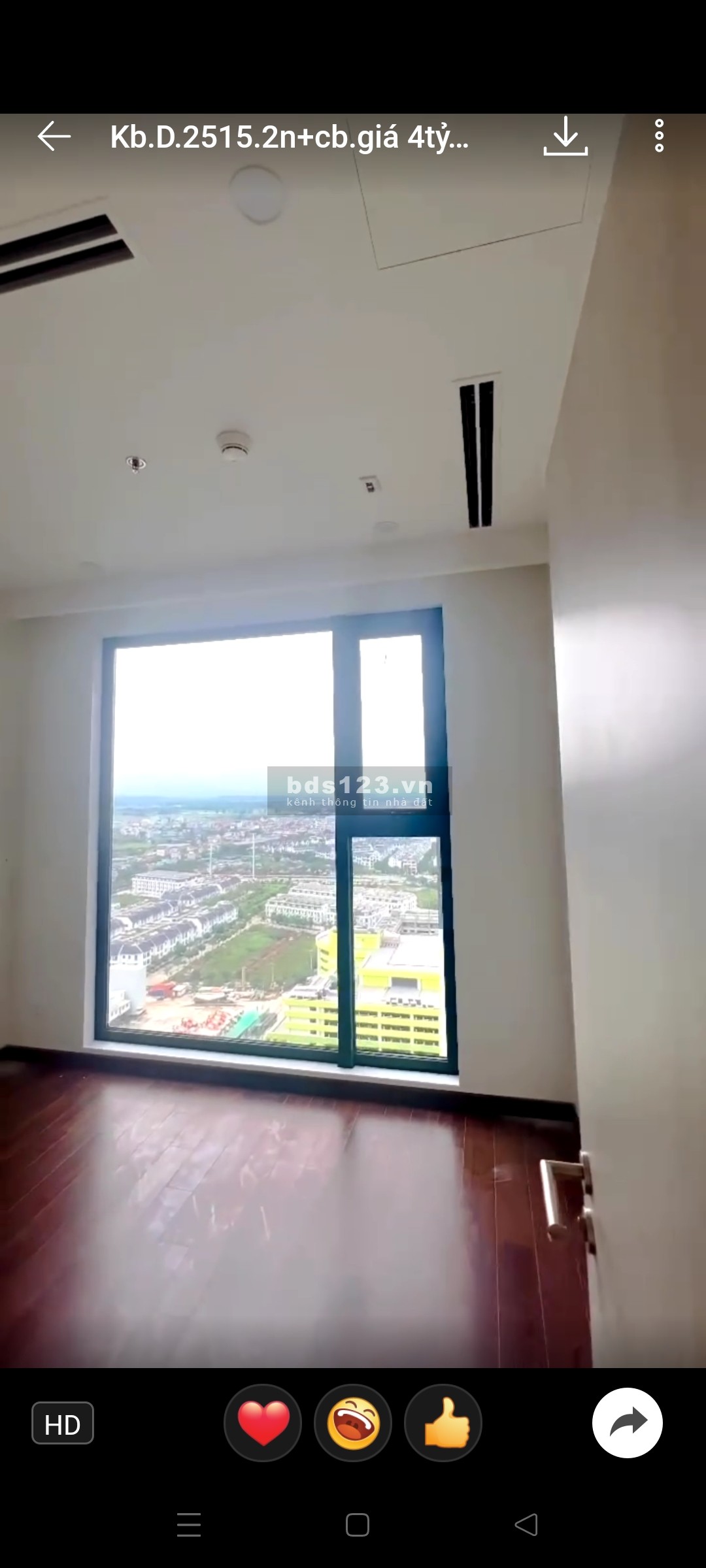 Vinhomes Smart City bán căn Masteri 2pn2wc, 64m2. Giá 4.35 tỷ BP. MPDV 3 năm, slot ô tô để dưới hầm