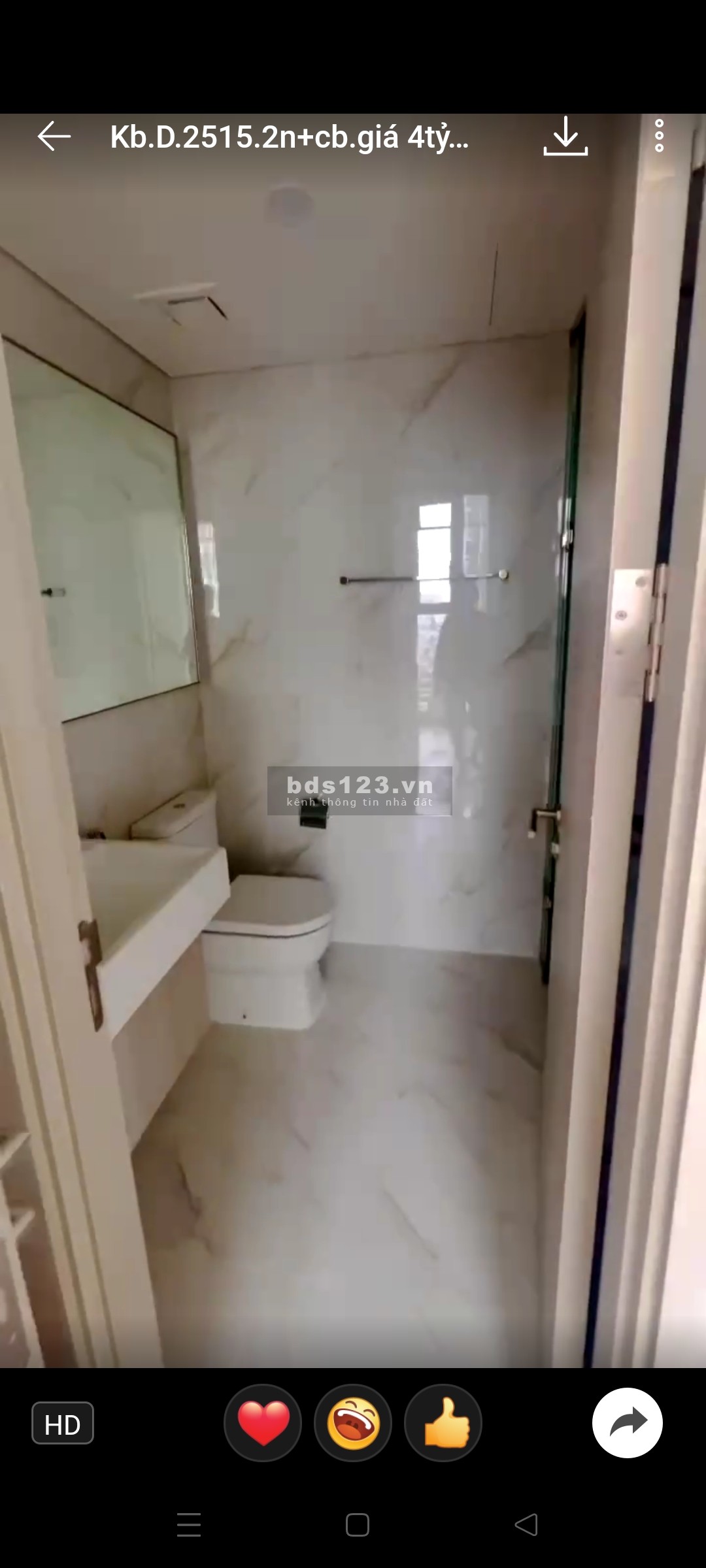 Vinhomes Smart City bán căn Masteri 2pn2wc, 64m2. Giá 4.35 tỷ BP. MPDV 3 năm, slot ô tô để dưới hầm