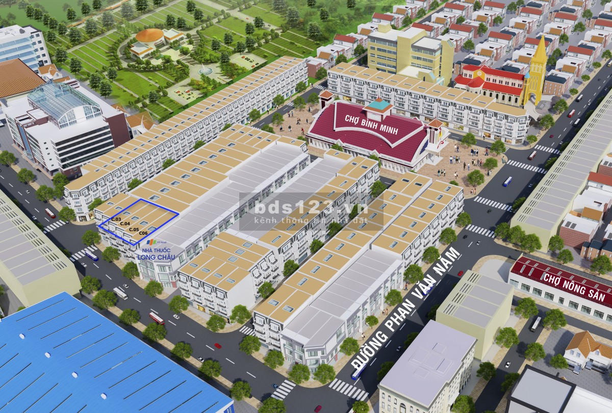 Dự Án Nhà Phố Thương Mại Bình Minh 206m2