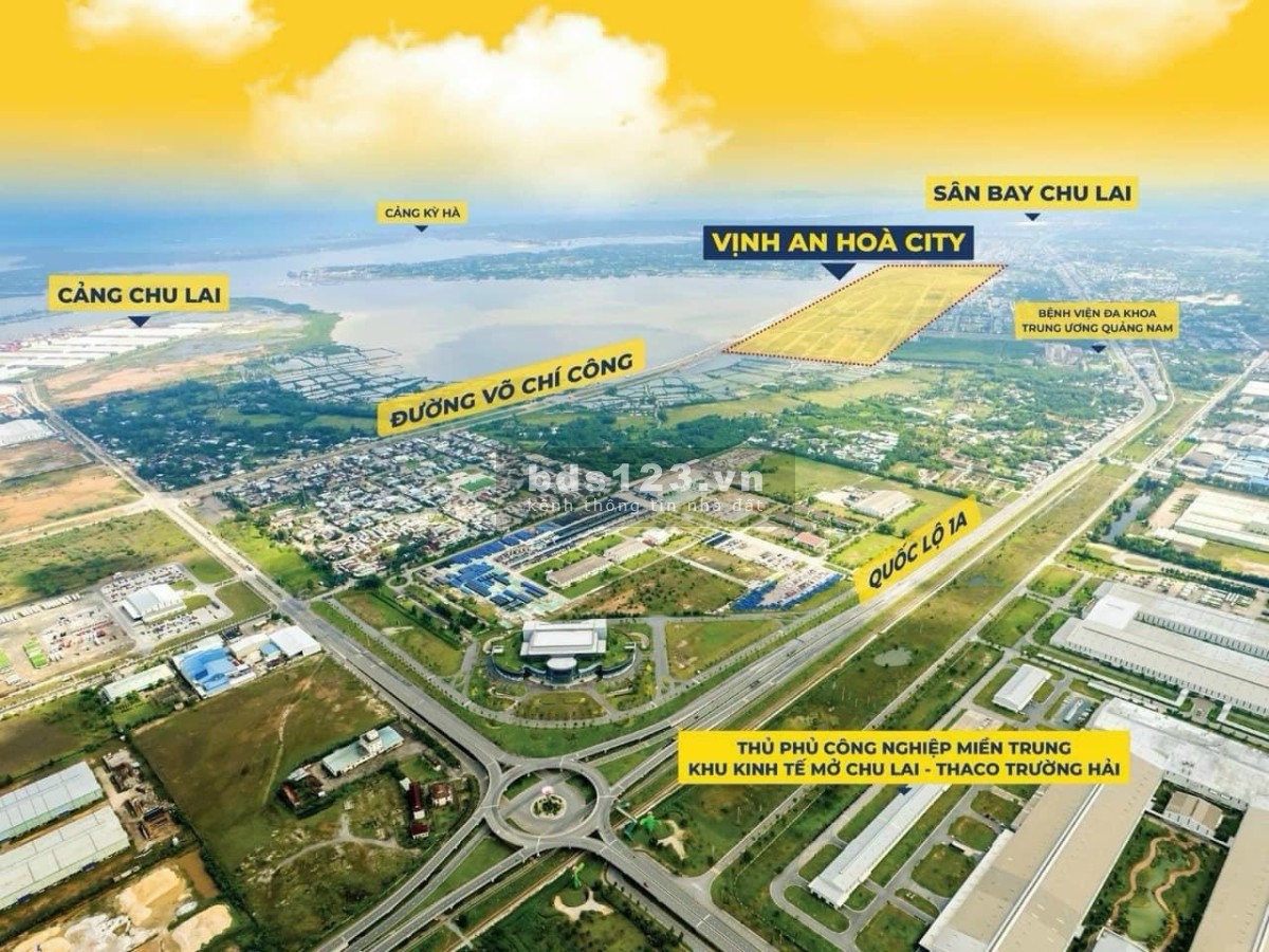 Vịnh An Hòa City - Chu Lai giá cực sốc chỉ 1 tỷ 6/lô gồm các vị trí đắc địa đường 25m.