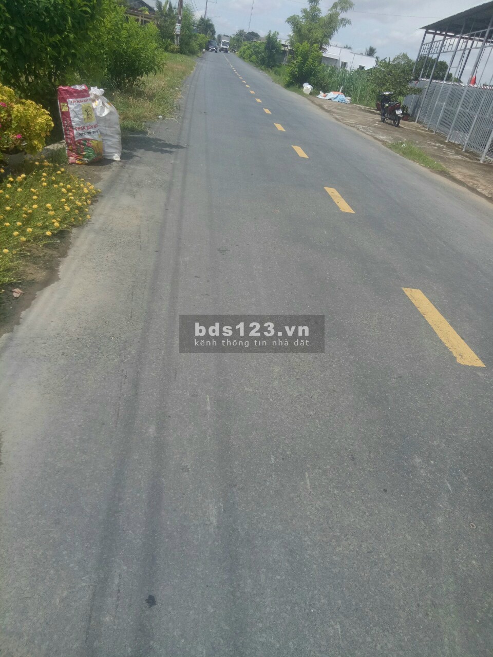Bán 524m2 đất mặt tiền đường nhựa HL07 xã Tân Điền, Gò Công Đông, Tiền Giang. 8x66m 1.8tỷ TL