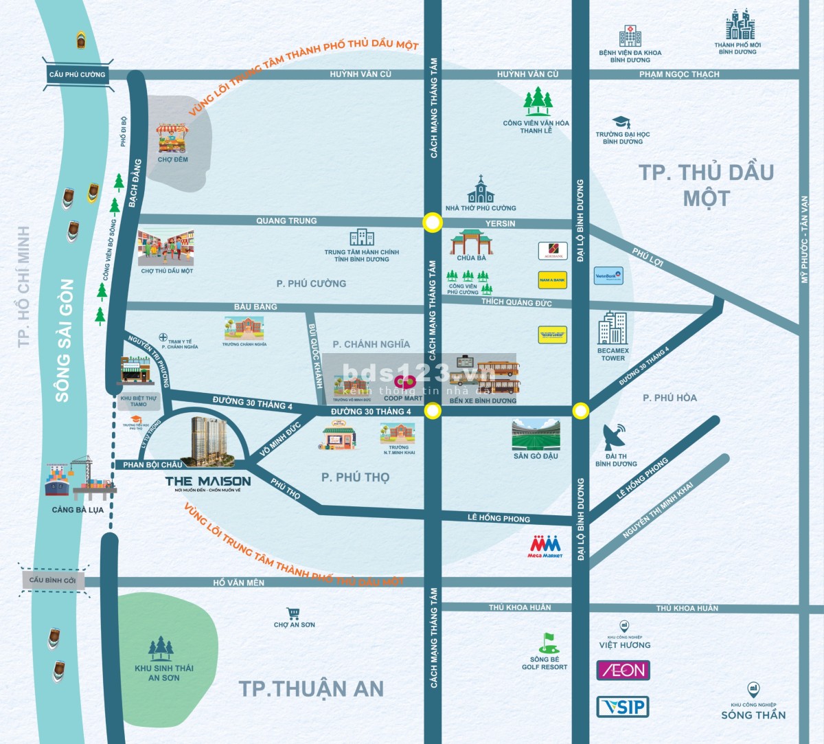 Chỉ 200 Triệu Sở Hữu Căn Hộ View Sông Duy Nhất Trung Tâm TP Thủ Dầu Một