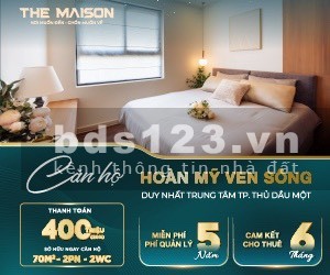 Chỉ 200 Triệu Sở Hữu Căn Hộ View Sông Duy Nhất Trung Tâm TP Thủ Dầu Một