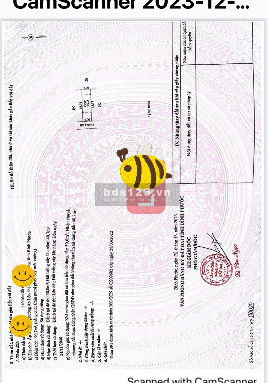 Cần bán gấp đất thổ cư chính chủ sổ hồng riêng