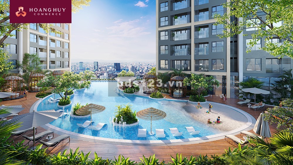 Bấn căn 1,5 ngủ, diện tích thông thuỷ 44,9m2, view đẹp