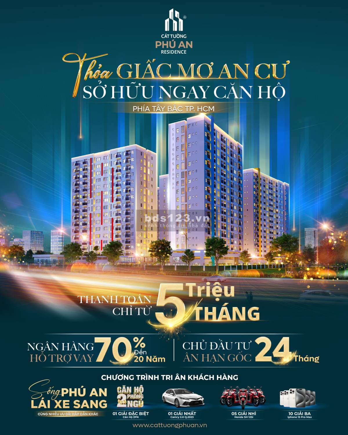 CH vừa túi tiền. Thanh toán trước 524Tr (30%). Được vay 70%, góp chỉ từ 5Tr/Th trong 20 năm. Có SHR