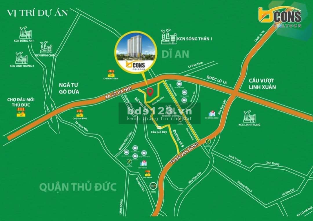 Bán căn hộ Bcons Polygon lỗ so với giá gốc hợp đồng