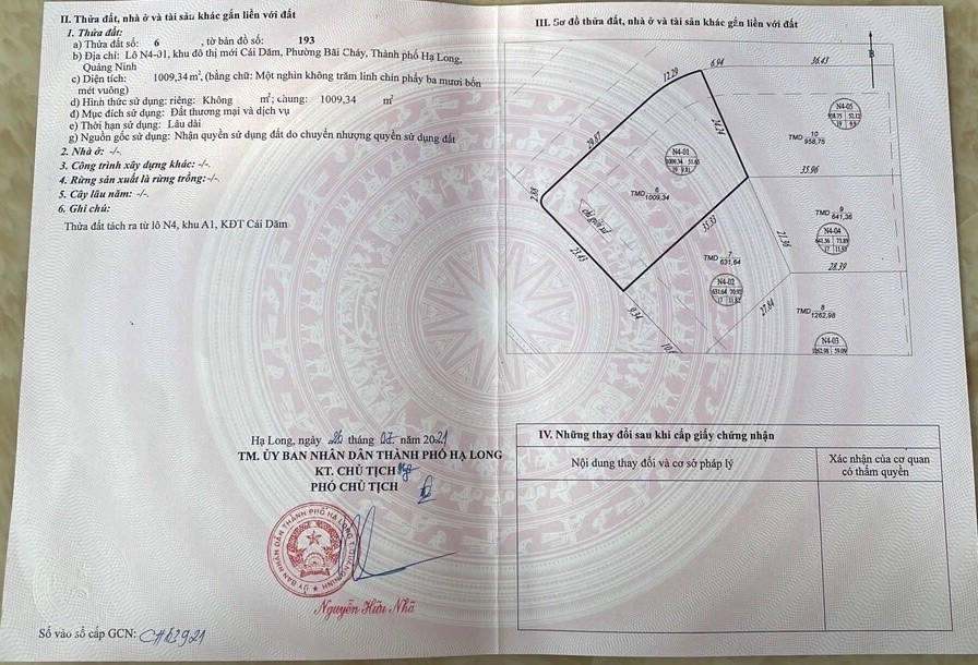 Cần Bán đất khách sạn vị trí có một không có 2, vô cùng đắc địa tại Bãi Cháy, view biển. Tuyệt