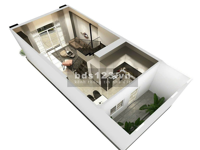 Nhà ở xã hội 1 trệt 1 lầu Vsip 2 TP Mới Bình Dương