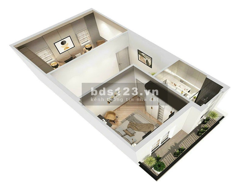Nhà ở xã hội 1 trệt 1 lầu Vsip 2 TP Mới Bình Dương