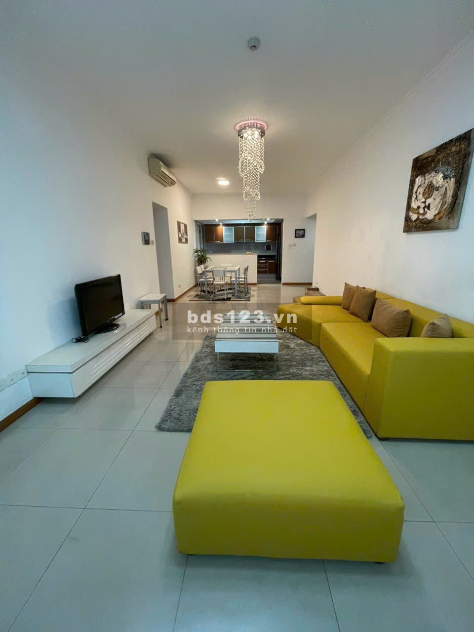 Cho thuê căn hộ Saigon Pearl, 3 phòng ngủ, lầu cao view đẹp giá 27 triệu/tháng