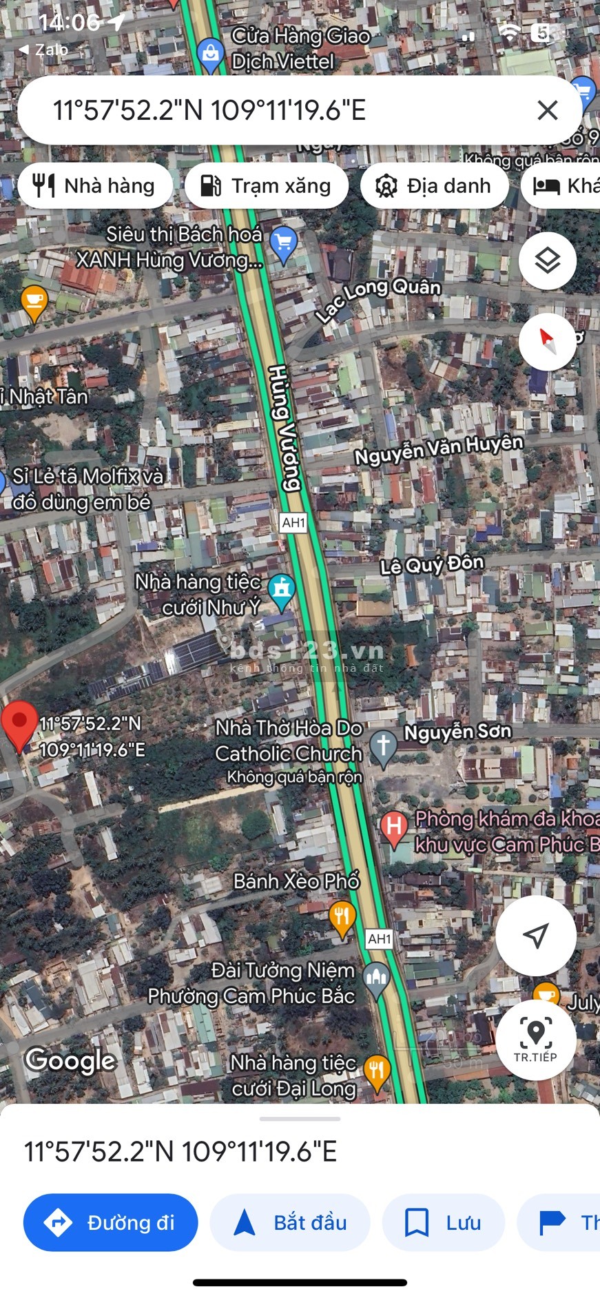 Đất thổ cư diện tích 97m2, giá 1tỷ3, vị trí đẹp, Tp. Cam Ranh