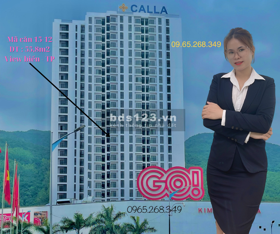 Căn hộThe Calla view bIển - Nhận nhà ở ngay với 650 triệu - 0965.268.349