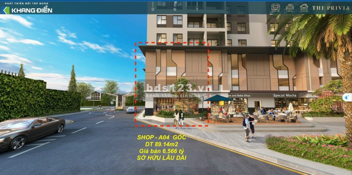 Shophouse The Privia, Khang Điền - Giá chỉ từ 4,4 tỷ/căn