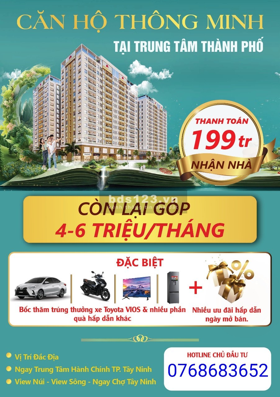 Lần đầu tiên có chung cư ở gần Núi Bà Đen