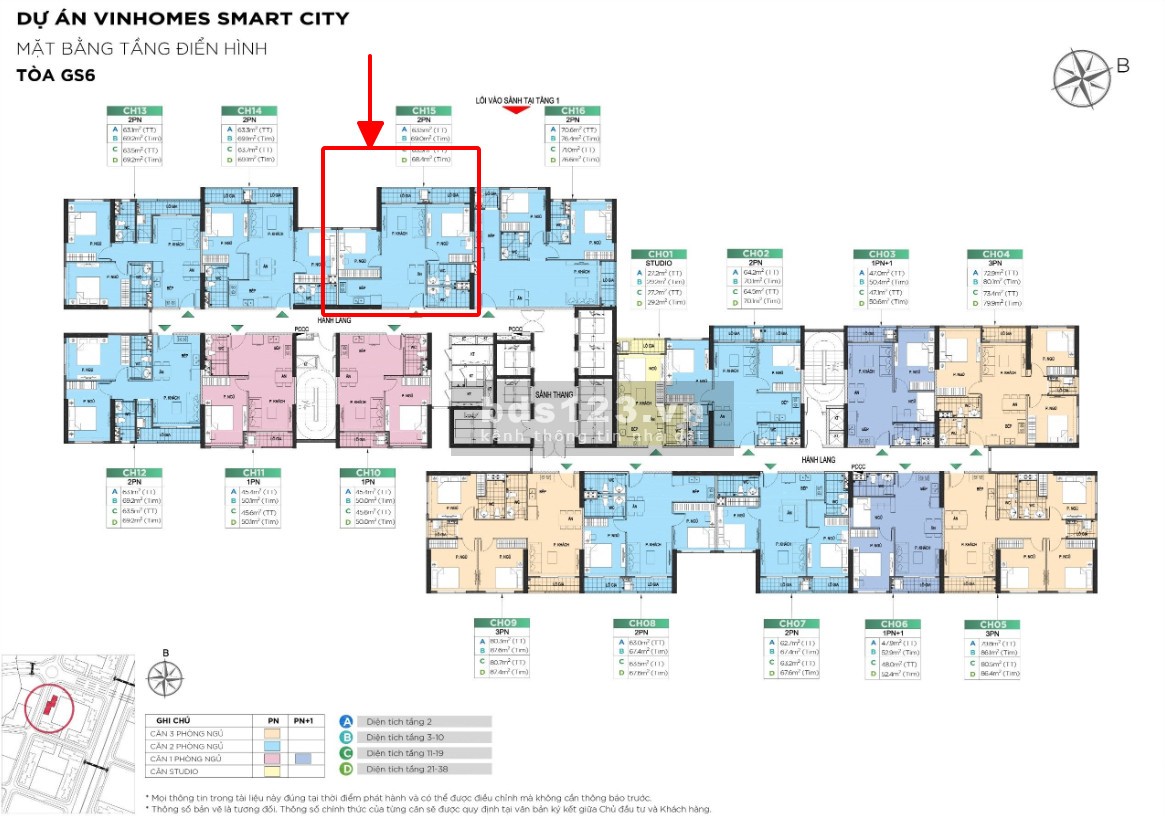 Bán căn 2 ngủ giá rẻ nhất Vinhome Smart city giá chỉ 50tr/m2 hàng CĐT
