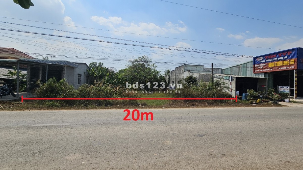 Đất thổ cư Mặt Tiền 20m Tỉnh Lộ 786 Phước Chỉ ngay cạnh trường học