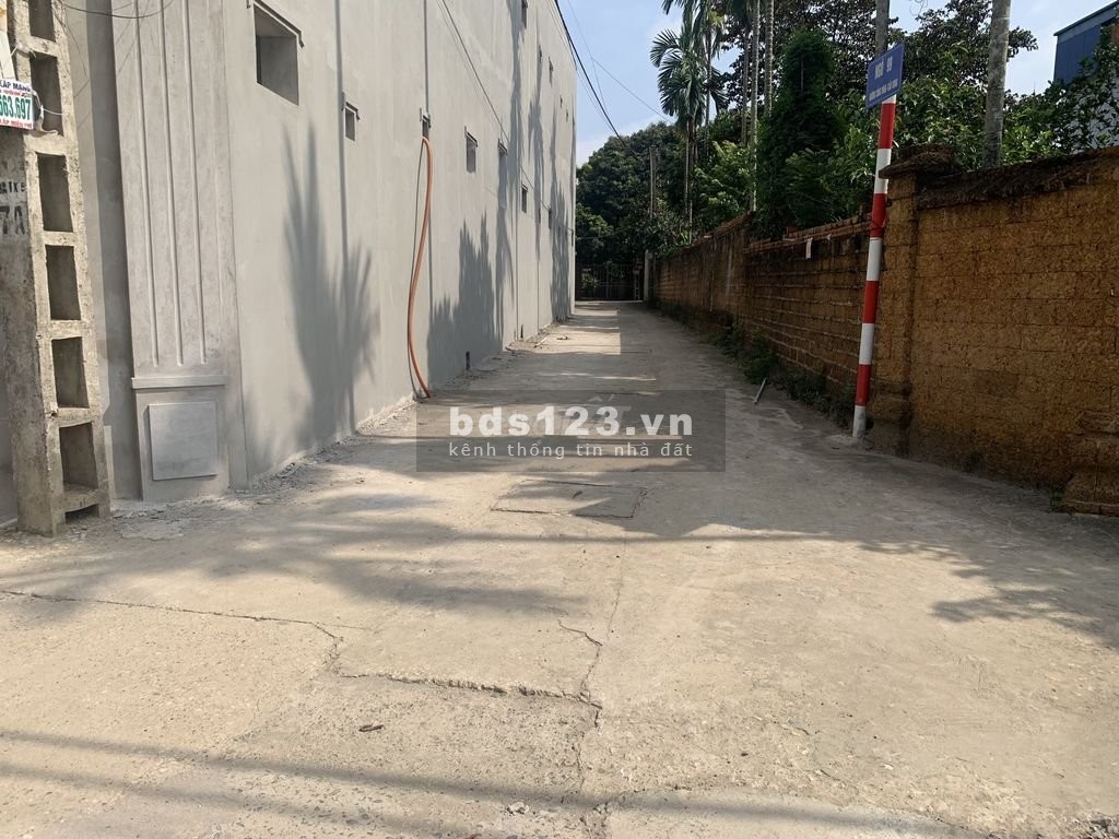 Mặt tiền 5m đất Tân Xã tại khu công nghệ cao Hòa Lạc
