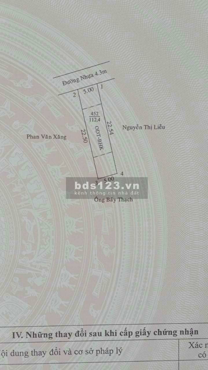 Cần bán đất nhánh Hiệp An, Thủ Dầu Một, liên hệ 0384329615 Luyến