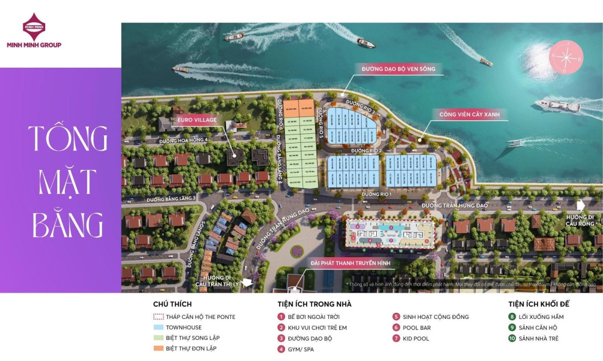 Nhận booking có hoàn lại Sun Ponte Residence tòa nhà tháp đôi đầu tiên Đà Nẵng cách cầu Rồng 200m
