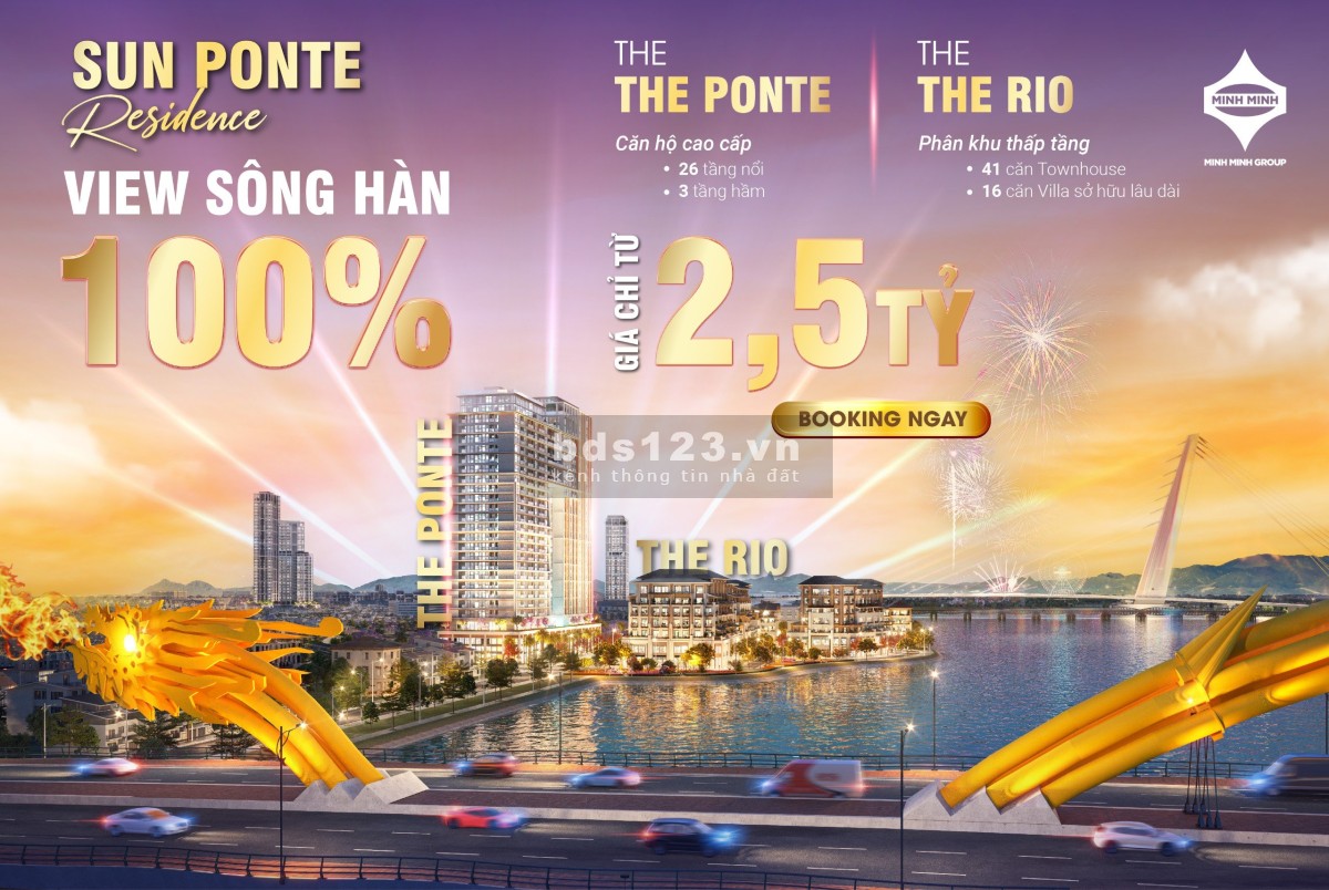 Sun Ponte Đà Nẵng - Căn hộ cao cấp bật nhất từ chủ đầu tư Sun Group