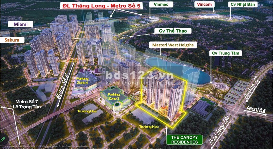 Nhận booking toà cao cấp TC3 - The Canopy với CK từ 10% hấp dẫn dành cho 100 KH booking sớm nhất.