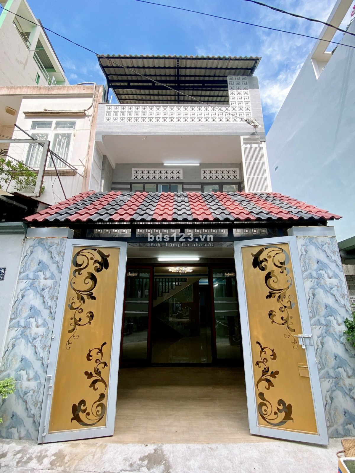 Nhà phố Đường Huỳnh Văn Nghệ, Phường 12, Quận Gò Vấp. Dt: 4.5 x 18m. Sổ công nhận: 74 m2