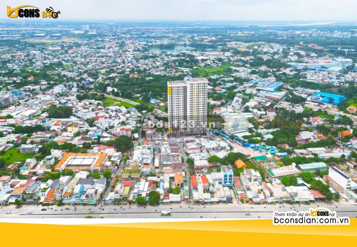 Cần bán căn hộ tầng 24, giá 1ty580, 53m2, Dĩ An, Bình Dương