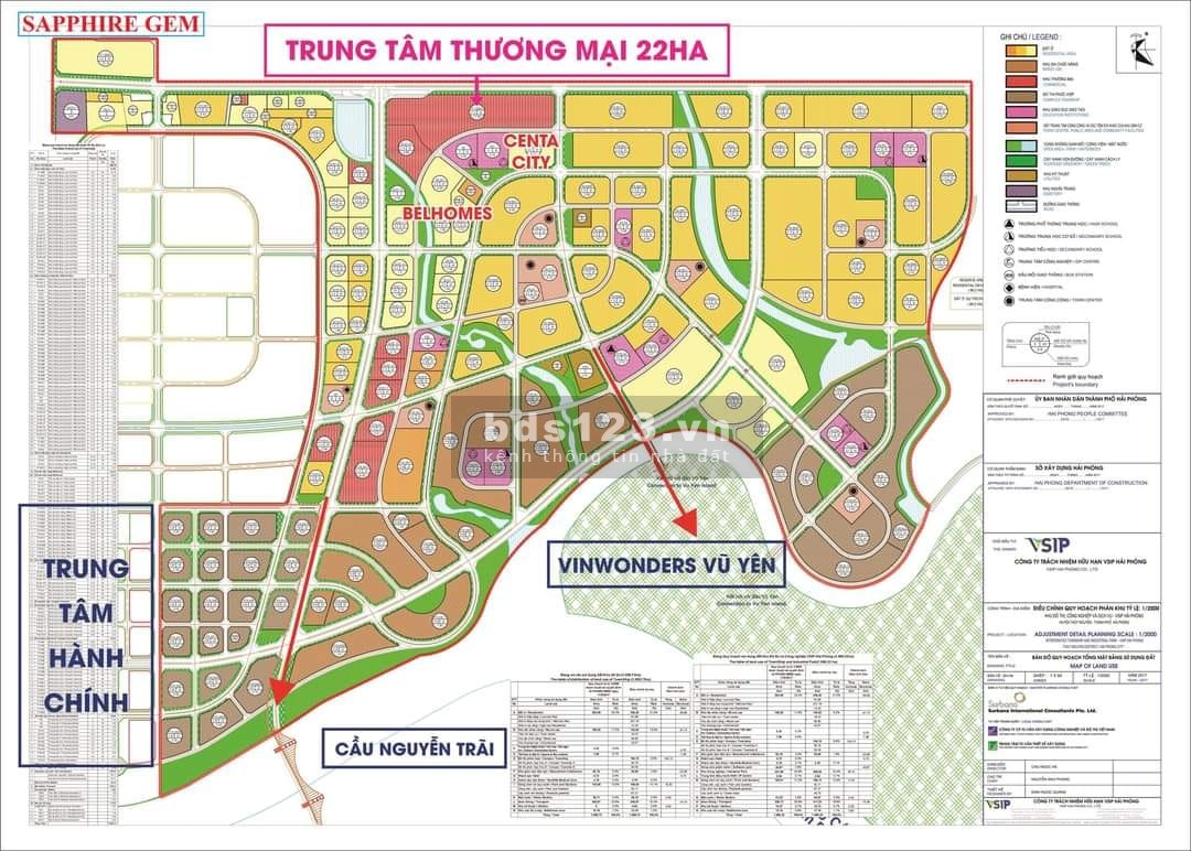 Bán nhà phố đô thị Belhomes Hải Phòng - Ngay chân cầu Nguyễn Trãi chuẩn bị khởi công