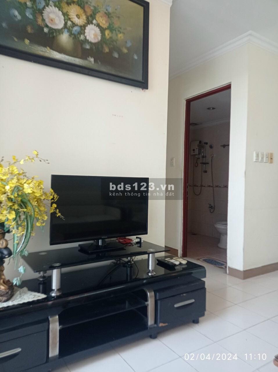 Cần cho thuê gấp căn hộ Phúc Thịnh Quận 5, Dt : 76 m2, 2PN, Giá : 10 tr/th,