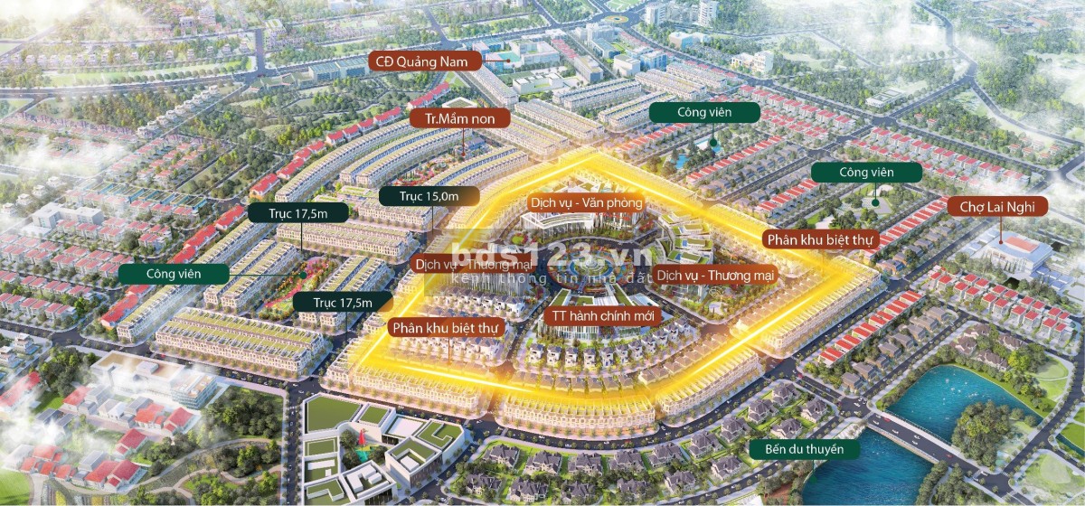 Ăn chắc mặt bền thì nên chọn đất nền tại The Mansion Hội An với mức giá chỉ với 14tr/m2
