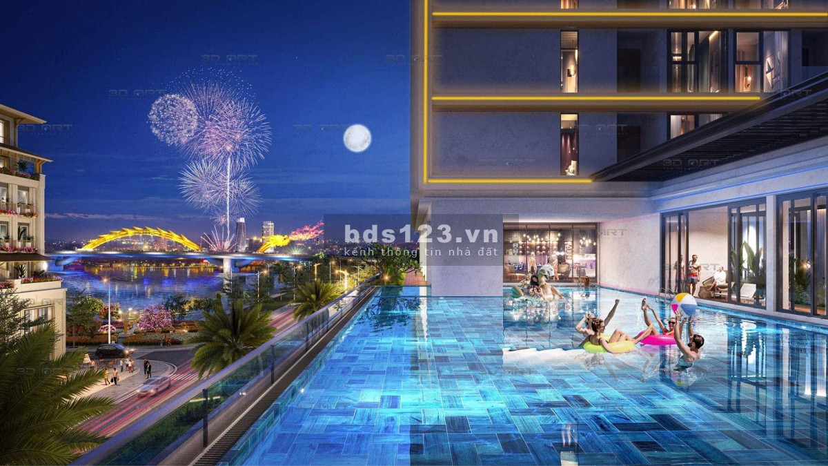 Đầu tư 500 triệu (20%) sở hữu ngay căn hộ trung tâm Đà Nẵng cạnh cầu Rồng