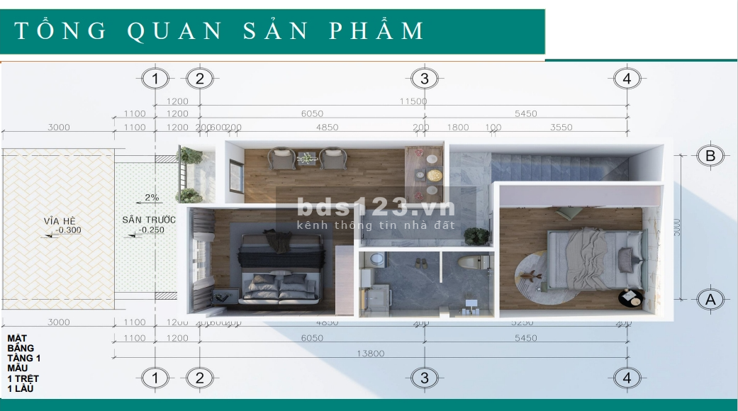 Nhà ở xã hội, Phúc Hưng Golden. Trả trước 50% ( 495tr), còn lại góp 0% lãi suất trong 12 tháng