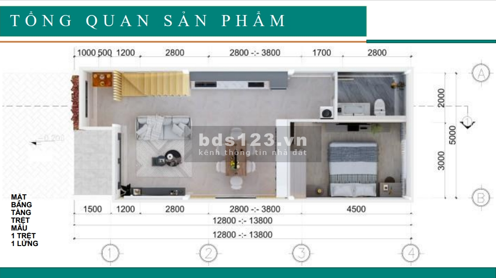 Nhà ở xã hội, Phúc Hưng Golden. Trả trước 50% ( 495tr), còn lại góp 0% lãi suất trong 12 tháng