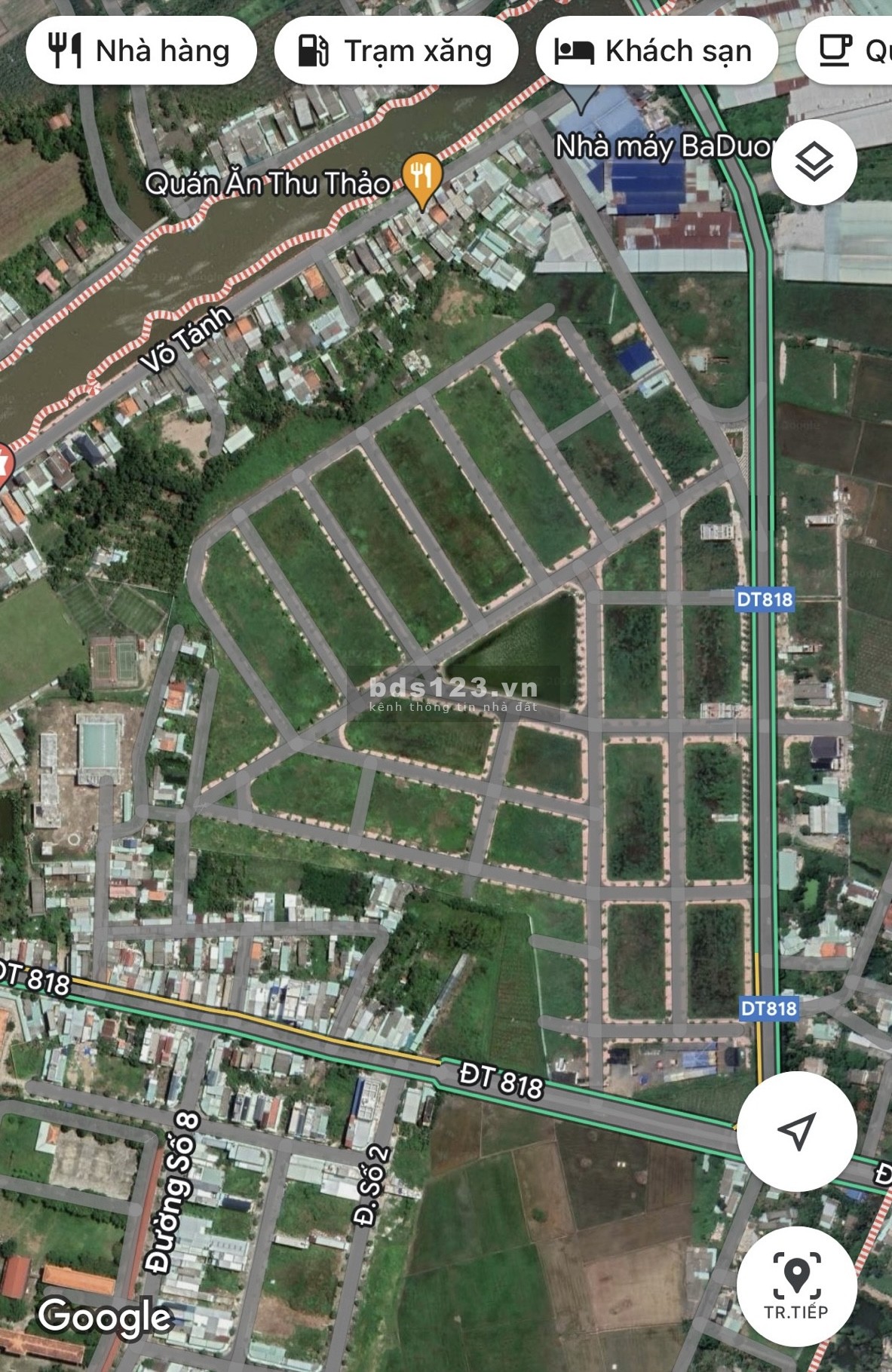 Bán đất nền diện tích 100M2 thổ cư sổ hồng