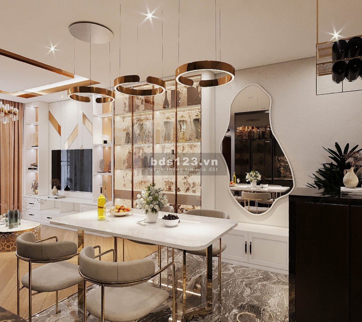 Cho thuê 3 PN Lumiere Thảo Điền - Nội thất cao cấp
