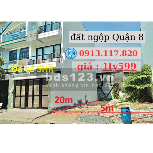 Bán gấp đất kdc Phạm Thế Hiển, Quận 8, Tp HCM.