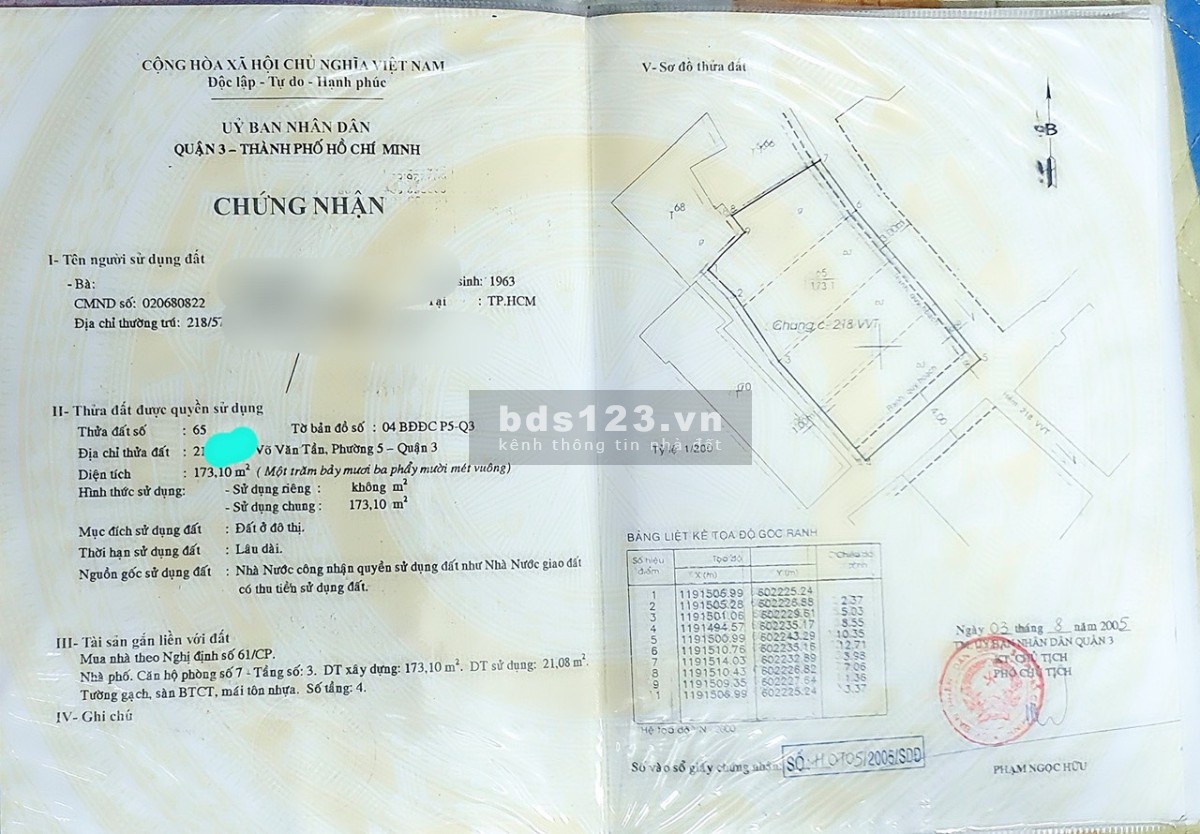 Bán căn hộ giá rẻ nhỏ xinh hẻm 218 Võ Văn Tần P5 Q3 đầy đủ tiện nghi