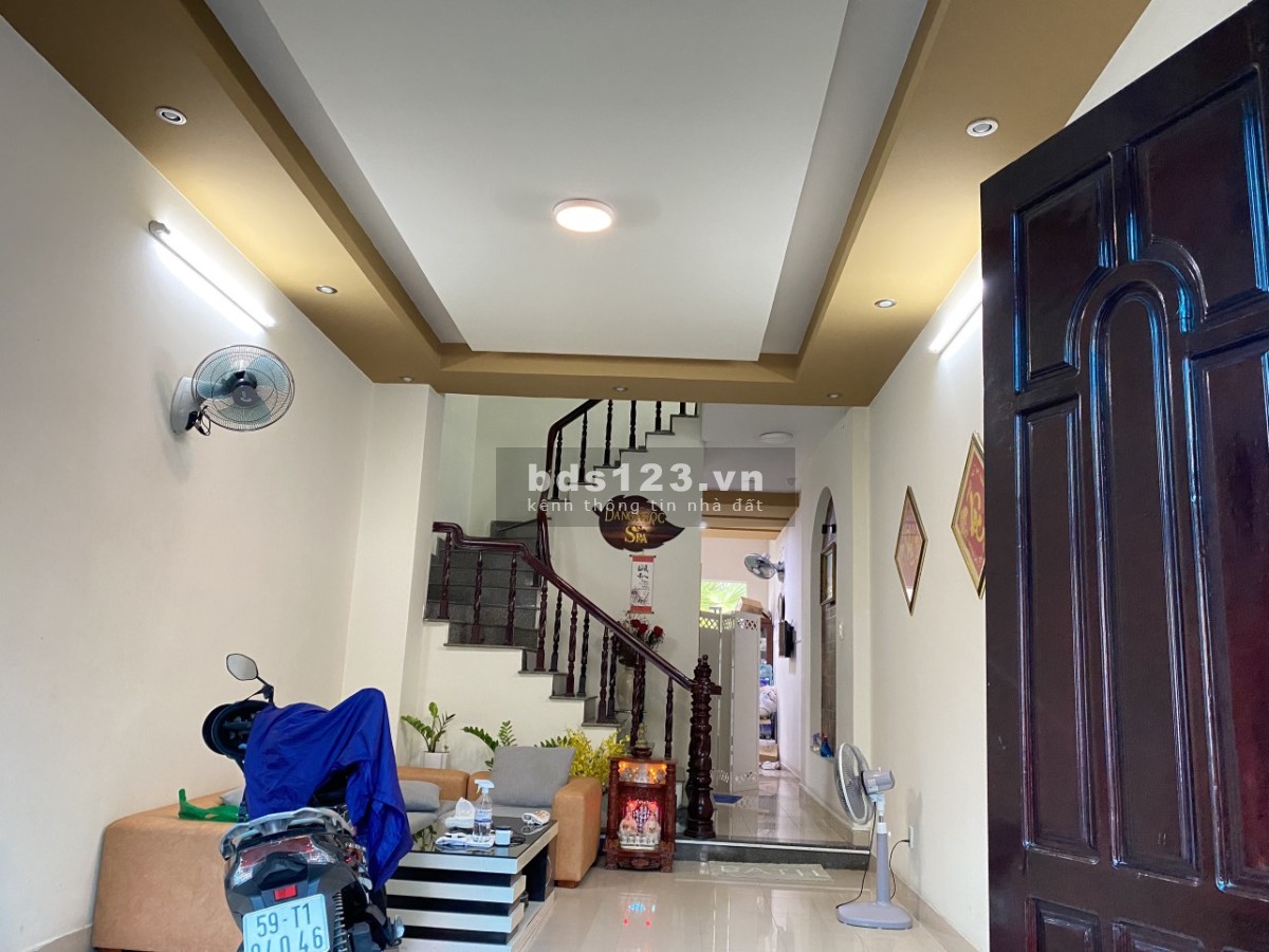 Cho thuê Nhà Phố 4 lầu 5x20m An Phú Hưng, Full nội thất, trước mặt là công viên. Giá thuê 25tr/tháng