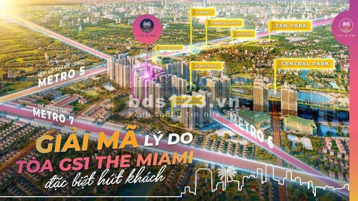 Bán căn hộ gs6 diện tích 86m2 lô góc 3 phòng ngủ vị trí tuyệt đẹp vinhome smart city lh 0967743286