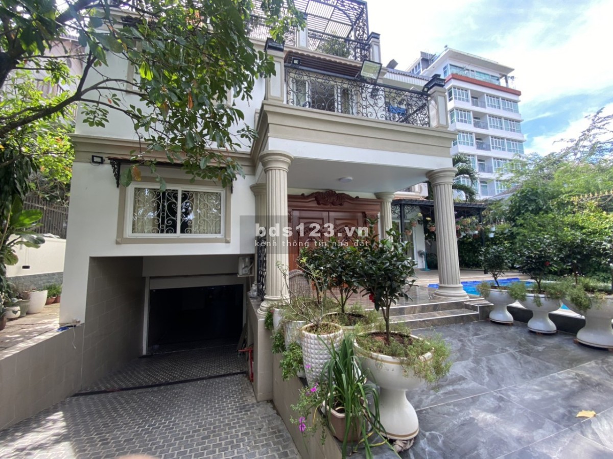 Biệt thự Thảo Điền Nguyễn Văn Hưởng có hồ bơi, sân vườn Giá bán 82 tỷ
