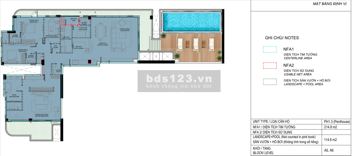 Bán Penhouse có Hồ bơi và Sân Vườn: 382,5m nằm Mặt tiền Mai Chí Thọ Q2. Cách hầm Thủ Thiêm chỉ 5Km