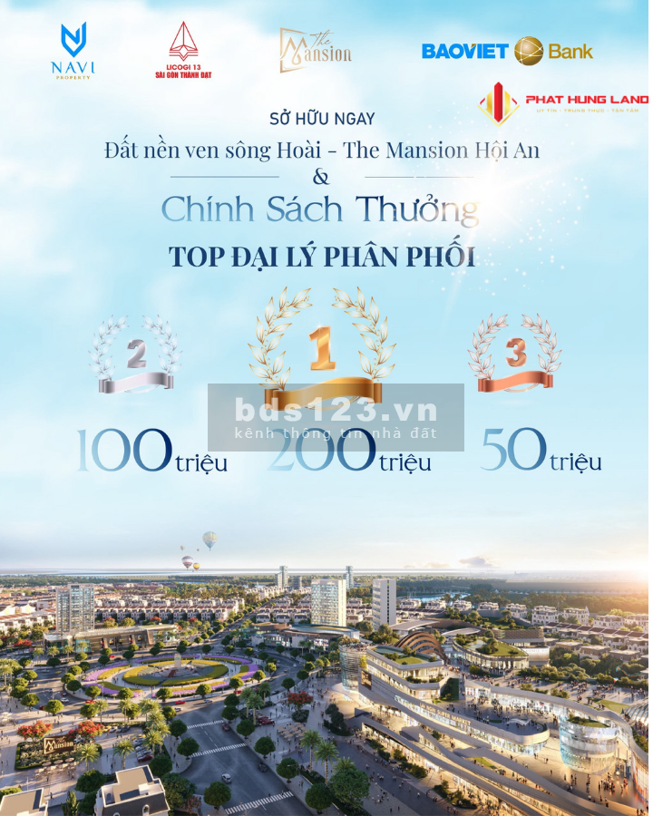 Dự án đất nền The Mansion chỉ cách Hội An 4km