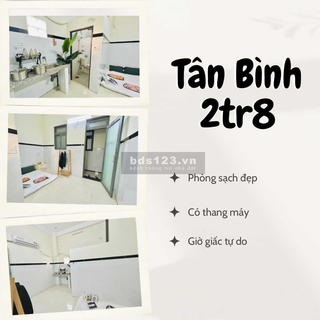 Phòng trọ Tân Bình GIÁ SINH VIÊN ngay Phan Huy Ích có thể ở liền