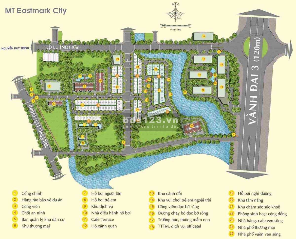 Cần bán căn hộ MT Eastmark City_73.4m2, 2PN mới 100% bán 2.9 tỷ