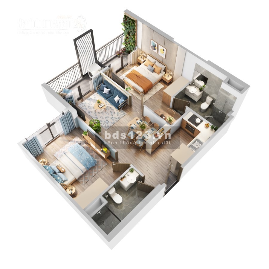 Chính chủ bán căn 2N 2VS góc view thoáng tại phân khu Pavilion giá 2.87 tỷ bao phí 0965 478 380