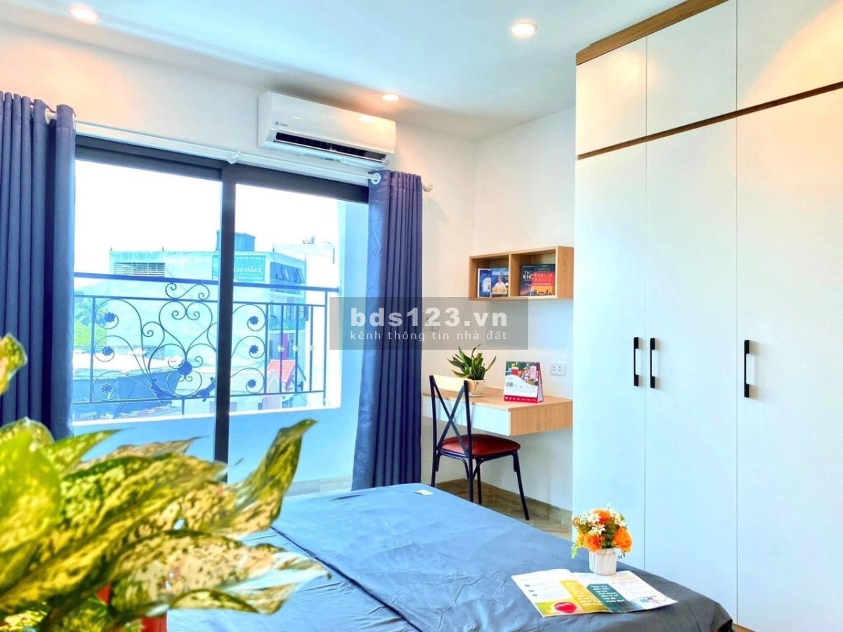 Tòa nhà lô góc trung tâm Hòa Lạc mới xây - 1 hầm 50 phòng cho thuê - 1 sàn thương mại full đồ