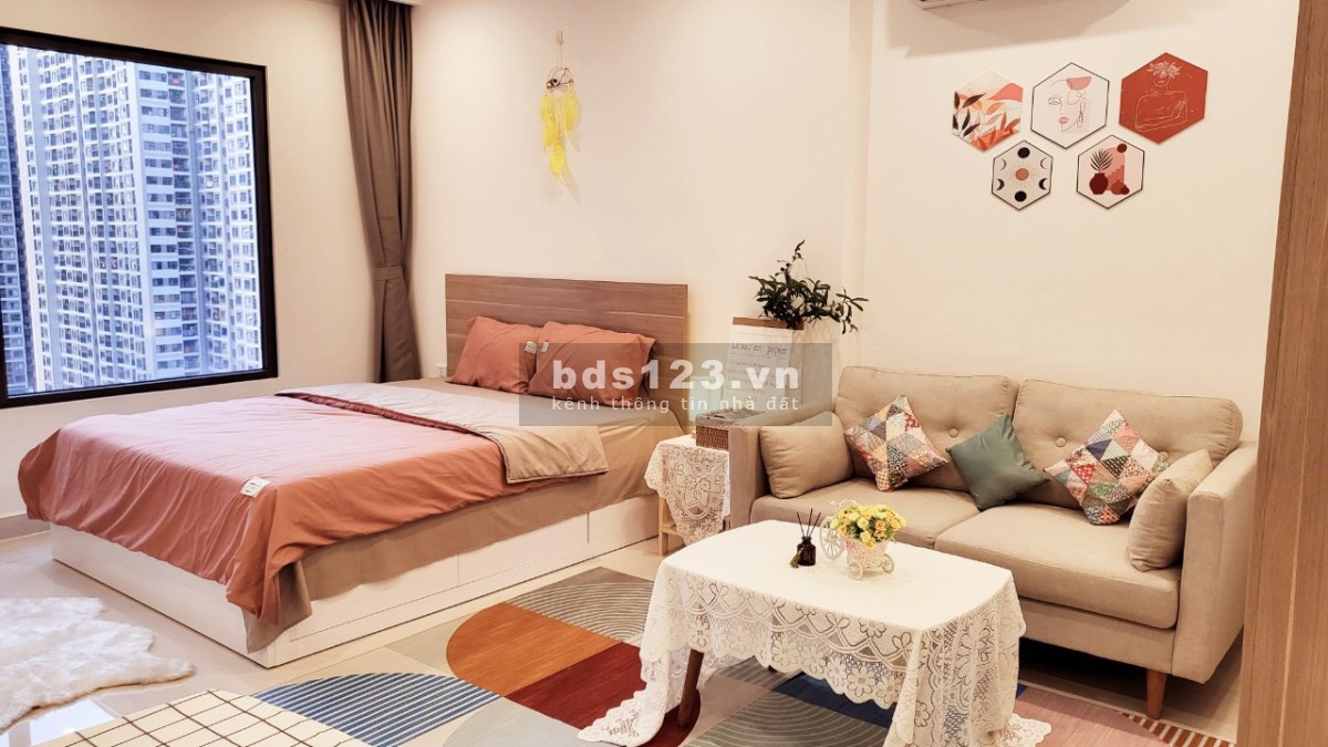 Chỉnh chủ cho thuê Studio full đồ S205 7,5tr/tháng Vinhomes Smart City