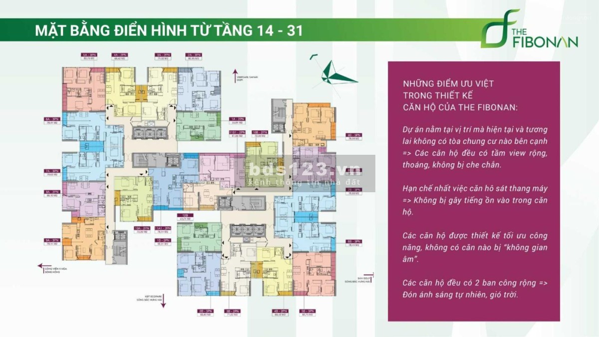 Mở bán chung cư The Fibonan, Chỉ từ 2.8 tỷ full nội thất cao cấp, CK+ Quà tặng lên đến 9%